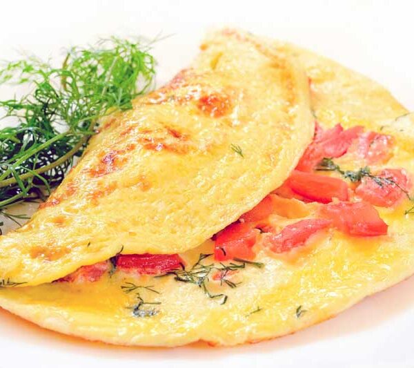Омлет-с-помидорами-и-сыром