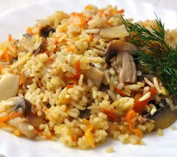 плов-с-грибами